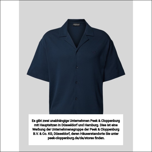 Emporio Armani Herren Freizeithemden Blau Gr. Extra Groß