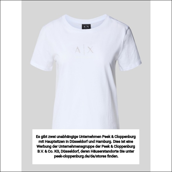 Armani Exchange Damen T-Shirts Beige Gr. Klein