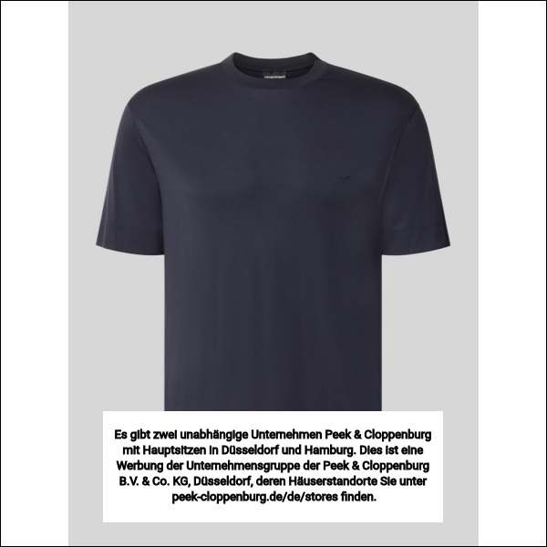 Emporio Armani Herren Armani T-Shirts Blau Gr. Klein