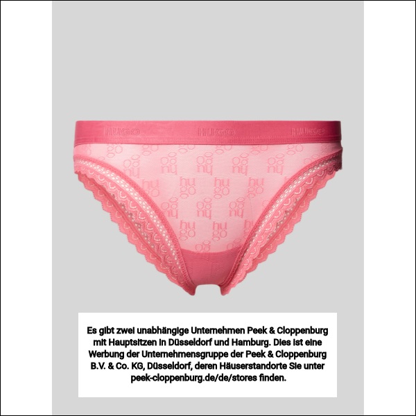 Hugo Damen Slips Pink Gr. Extra Groß